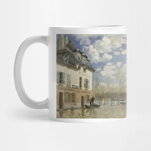 Boat in the Flood at Port Marly by Alfred Sisley Mug